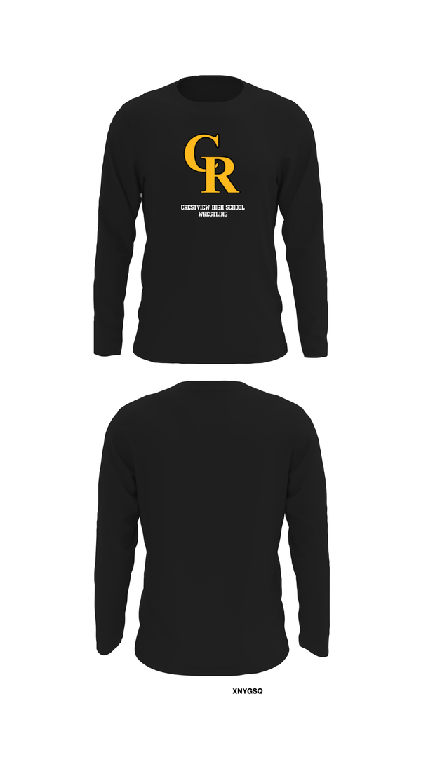 Long Sleeve Performance Shirt, Crestview High School Wrestling, Wrestling, Teamtime, Team time, sublimation, custom sports apparel, team uniforms, spirit wear, spiritwear, sports uniforms, custom shirts, team store, custom team store, fundraiser sports, apparel fundraiser