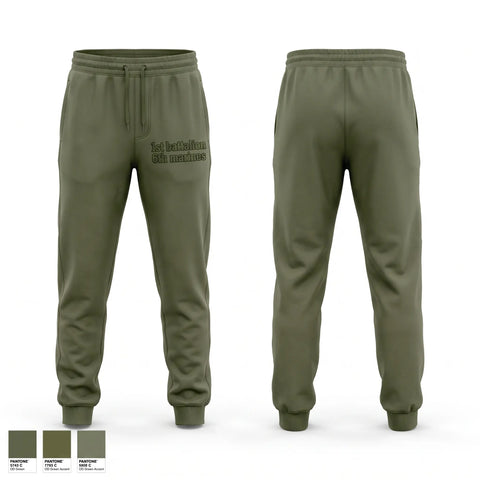 Sweatpants, 1st battalion 6th marines, Marines, Teamtime, Team time, sublimation, custom sports apparel, team uniforms, spirit wear, spiritwear, sports uniforms, custom shirts, team store, custom team store, fundraiser sports, apparel fundraiser