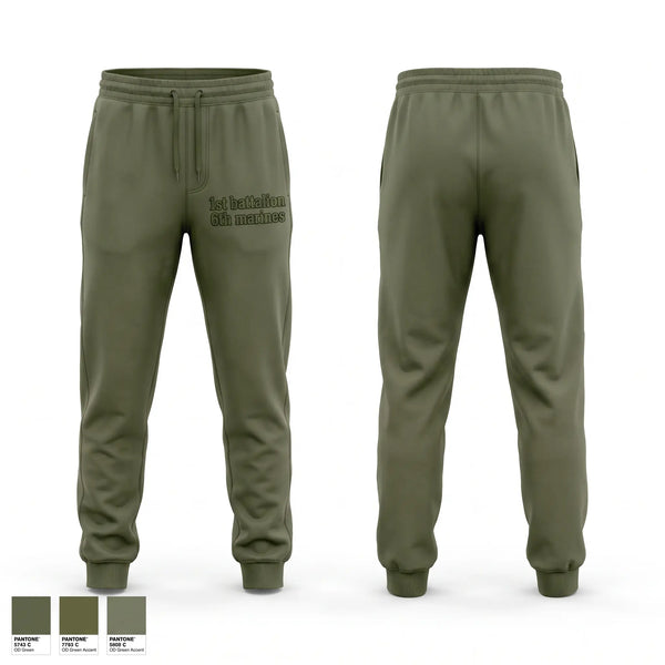 Sweatpants, 1st battalion 6th marines, Marines, Teamtime, Team time, sublimation, custom sports apparel, team uniforms, spirit wear, spiritwear, sports uniforms, custom shirts, team store, custom team store, fundraiser sports, apparel fundraiser