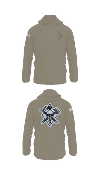 Windbreaker, 3rd Platoon Cco 2-37 AR, Army, Teamtime, Team time, sublimation, custom sports apparel, team uniforms, spirit wear, spiritwear, sports uniforms, custom shirts, team store, custom team store, fundraiser sports, apparel fundraiser