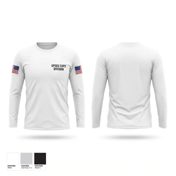 Long Sleeve Performance Shirt, UPSEU COPS DIVISION, Police, Teamtime, Team time, sublimation, custom sports apparel, team uniforms, spirit wear, spiritwear, sports uniforms, custom shirts, team store, custom team store, fundraiser sports, apparel fundraiser