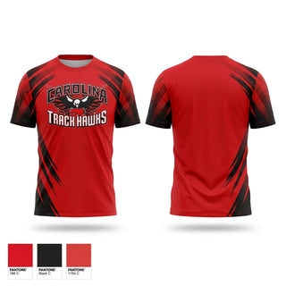 Short Sleeve Performance Shirt, Carolina Track Hawks, Track & Field, Teamtime, Team time, sublimation, custom sports apparel, team uniforms, spirit wear, spiritwear, sports uniforms, custom shirts, team store, custom team store, fundraiser sports, apparel fundraiser