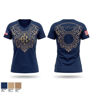 Womens Short Sleeve Vneck Shirt, Office of the Fulton County Solicitor General, Police, Teamtime, Team time, sublimation, custom sports apparel, team uniforms, spirit wear, spiritwear, sports uniforms, custom shirts, team store, custom team store, fundraiser sports, apparel fundraiser