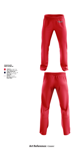 Sweatpants, Santa Clara Cardinals, Baseball, Teamtime, Team time, sublimation, custom sports apparel, team uniforms, spirit wear, spiritwear, sports uniforms, custom shirts, team store, custom team store, fundraiser sports, apparel fundraiser