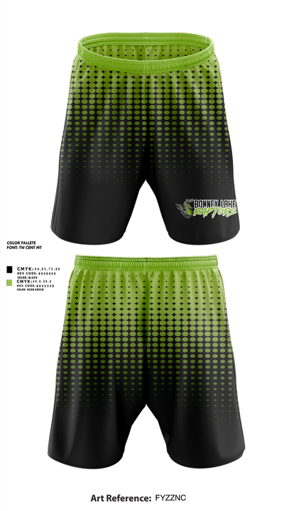 Raptors Youth Sports 84670064 Athletic Shorts With Pockets - 1