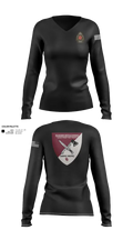 FY 25-26 OU RC Women's Long Sleeve V-neck Shirt - 110