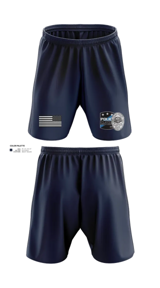Athletic Shorts With Pockets, Clayton Police K9 Unit, Police, Teamtime, Team time, sublimation, custom sports apparel, team uniforms, spirit wear, spiritwear, sports uniforms, custom shirts, team store, custom team store, fundraiser sports, apparel fundraiser