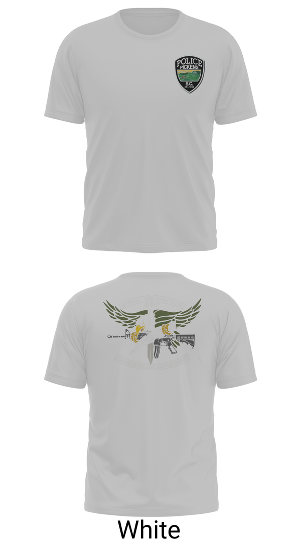 Short Sleeve Performance Shirt, Pickens Police Department Special Response Team, Police, Teamtime, Team time, sublimation, custom sports apparel, team uniforms, spirit wear, spiritwear, sports uniforms, custom shirts, team store, custom team store, fundraiser sports, apparel fundraiser