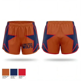 Womens Shorts, LoneStar Wolfs, Softball, Teamtime, Team time, sublimation, custom sports apparel, team uniforms, spirit wear, spiritwear, sports uniforms, custom shirts, team store, custom team store, fundraiser sports, apparel fundraiser