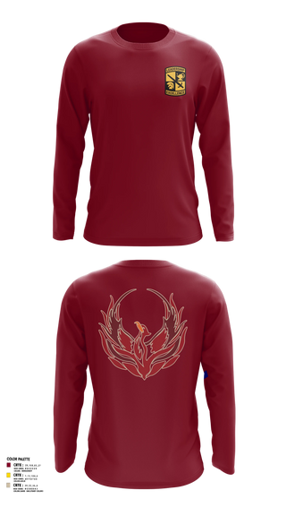 Long Sleeve Performance Shirt, Renaissance High School, Army, Teamtime, Team time, sublimation, custom sports apparel, team uniforms, spirit wear, spiritwear, sports uniforms, custom shirts, team store, custom team store, fundraiser sports, apparel fundraiser