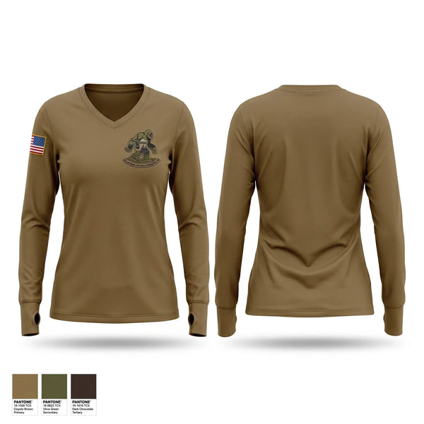 Womens Long Sleeve Vneck Shirt, BAMB, Police, Teamtime, Team time, sublimation, custom sports apparel, team uniforms, spirit wear, spiritwear, sports uniforms, custom shirts, team store, custom team store, fundraiser sports, apparel fundraiser