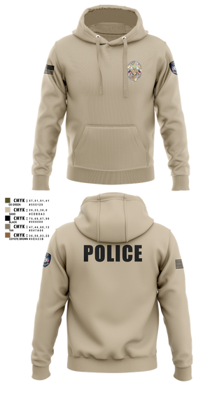 Hoodie, Miami Police Department, , Teamtime, Team time, sublimation, custom sports apparel, team uniforms, spirit wear, spiritwear, sports uniforms, custom shirts, team store, custom team store, fundraiser sports, apparel fundraiser