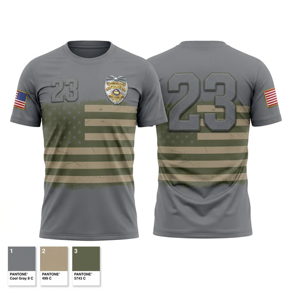 Short Sleeve Performance Shirt, Wakarusa, Police, Teamtime, Team time, sublimation, custom sports apparel, team uniforms, spirit wear, spiritwear, sports uniforms, custom shirts, team store, custom team store, fundraiser sports, apparel fundraiser