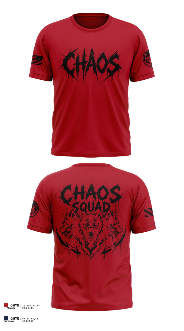 Chaos squad 02 Short Sleeve Performance Shirt - 3