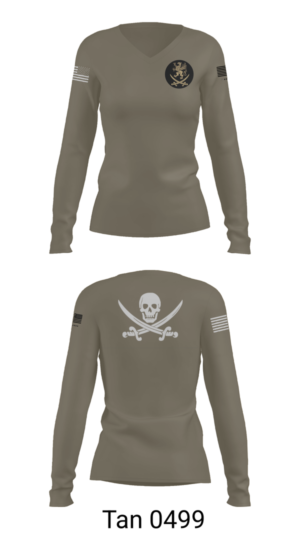 Womens Long Sleeve Vneck Shirt, 321 CRS, , Teamtime, Team time, sublimation, custom sports apparel, team uniforms, spirit wear, spiritwear, sports uniforms, custom shirts, team store, custom team store, fundraiser sports, apparel fundraiser