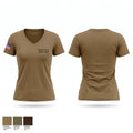 Vinton Police Department Women's Short Sleeve V-neck Shirt - 1