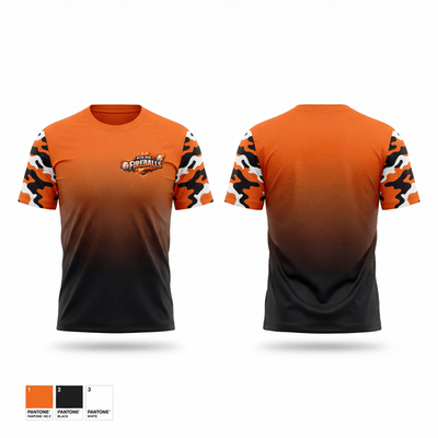 Mid Mo Fireballs 54214123 Old School Cotton Feel Shirt - 1