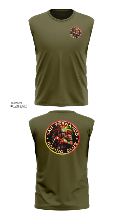 San Fernando Boxing Club 92427997 Sleeveless Performance Shirt - 206