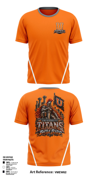 Short Sleeve Performance Shirt, University Titans, Police, Teamtime, Team time, sublimation, custom sports apparel, team uniforms, spirit wear, spiritwear, sports uniforms, custom shirts, team store, custom team store, fundraiser sports, apparel fundraiser