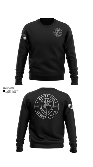 Crew Neck Sweatshirt, SASPD, Police, Teamtime, Team time, sublimation, custom sports apparel, team uniforms, spirit wear, spiritwear, sports uniforms, custom shirts, team store, custom team store, fundraiser sports, apparel fundraiser
