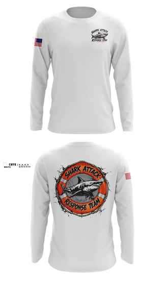 Long Sleeve Performance Shirt, Shark Attack Response Team, , Teamtime, Team time, sublimation, custom sports apparel, team uniforms, spirit wear, spiritwear, sports uniforms, custom shirts, team store, custom team store, fundraiser sports, apparel fundraiser