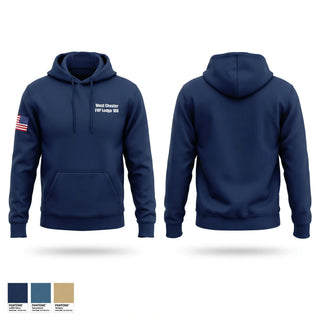 Hoodie, West Chester FOP Lodge 186, Police, Teamtime, Team time, sublimation, custom sports apparel, team uniforms, spirit wear, spiritwear, sports uniforms, custom shirts, team store, custom team store, fundraiser sports, apparel fundraiser