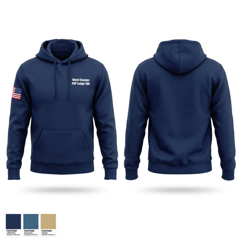 Hoodie, West Chester FOP Lodge 186, Police, Teamtime, Team time, sublimation, custom sports apparel, team uniforms, spirit wear, spiritwear, sports uniforms, custom shirts, team store, custom team store, fundraiser sports, apparel fundraiser