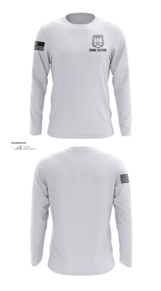 Long Sleeve Performance Shirt, 5th PCT Crime Section, , Teamtime, Team time, sublimation, custom sports apparel, team uniforms, spirit wear, spiritwear, sports uniforms, custom shirts, team store, custom team store, fundraiser sports, apparel fundraiser