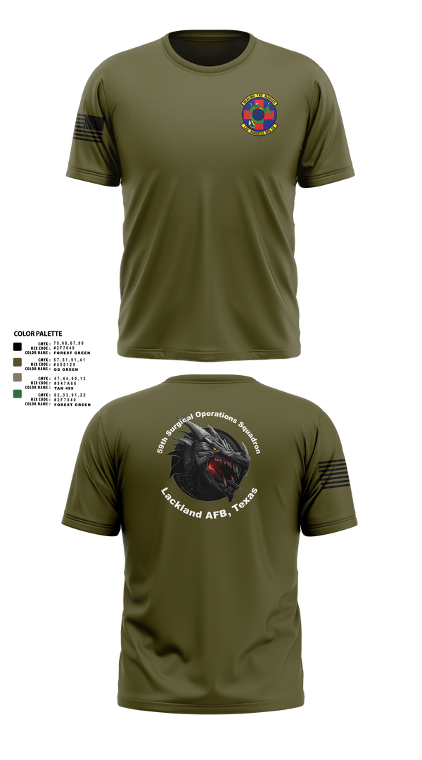 Short Sleeve Performance Shirt, 59th Surgical Operations Squadron, Air Force, Teamtime, Team time, sublimation, custom sports apparel, team uniforms, spirit wear, spiritwear, sports uniforms, custom shirts, team store, custom team store, fundraiser sports, apparel fundraiser