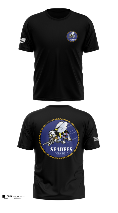 Short Sleeve Performance Shirt, Seabees, , Teamtime, Team time, sublimation, custom sports apparel, team uniforms, spirit wear, spiritwear, sports uniforms, custom shirts, team store, custom team store, fundraiser sports, apparel fundraiser