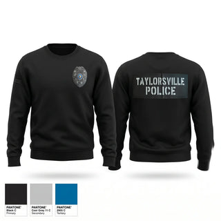 Crew Neck Sweatshirt, TAYLORSVILLE POLICE, Police, Teamtime, Team time, sublimation, custom sports apparel, team uniforms, spirit wear, spiritwear, sports uniforms, custom shirts, team store, custom team store, fundraiser sports, apparel fundraiser