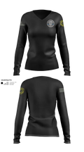 Robstown Police Department Narcotics Division Women's Long Sleeve V-neck Shirt - 21