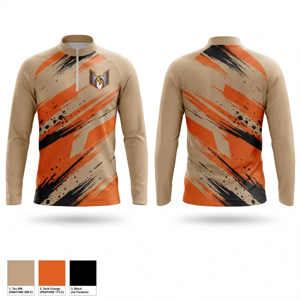 Quarter Zip Jacket, QC HEAT, Baseball, Teamtime, Team time, sublimation, custom sports apparel, team uniforms, spirit wear, spiritwear, sports uniforms, custom shirts, team store, custom team store, fundraiser sports, apparel fundraiser