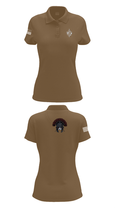 HQ PLT, A CO, USDB BN (CORR) 15623117 Women's Short Sleeve Performance Polo  - 15