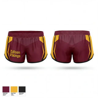 Womens Shorts, Edison Vikings, Softball, Teamtime, Team time, sublimation, custom sports apparel, team uniforms, spirit wear, spiritwear, sports uniforms, custom shirts, team store, custom team store, fundraiser sports, apparel fundraiser