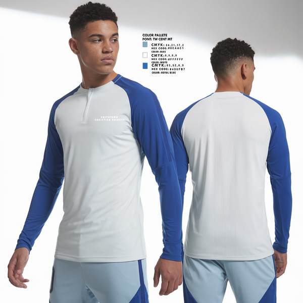Long Sleeve Performance Shirt, smithtown christian knights, Men's Soccer, Teamtime, Team time, sublimation, custom sports apparel, team uniforms, spirit wear, spiritwear, sports uniforms, custom shirts, team store, custom team store, fundraiser sports, apparel fundraiser