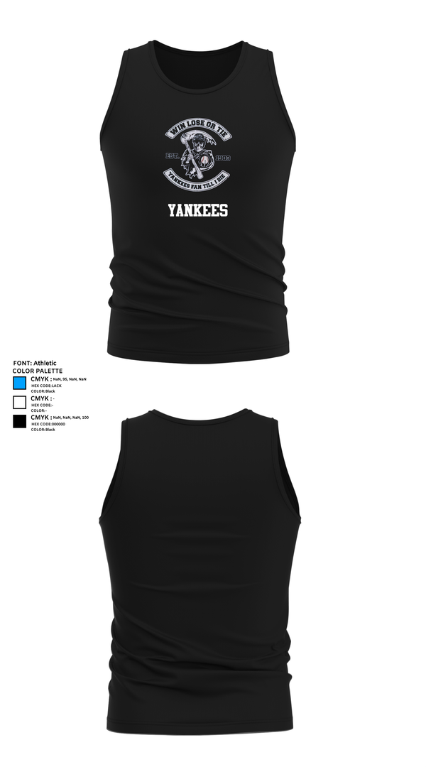 Tank Top, New York Yankees, Baseball, Teamtime, Team time, sublimation, custom sports apparel, team uniforms, spirit wear, spiritwear, sports uniforms, custom shirts, team store, custom team store, fundraiser sports, apparel fundraiser