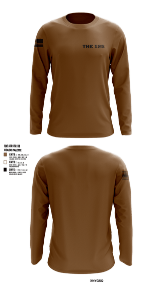 Long Sleeve Performance Shirt, The 125, National Guard, Teamtime, Team time, sublimation, custom sports apparel, team uniforms, spirit wear, spiritwear, sports uniforms, custom shirts, team store, custom team store, fundraiser sports, apparel fundraiser