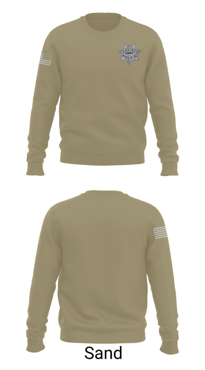 Coalinga Police Department Crew Neck Sweatshirt - 81