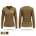 630th Transportation Women's Long Sleeve V-neck Shirt - 1