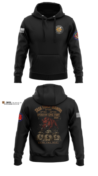 Hoodie, 93rd Finance Battalion, National Guard, Teamtime, Team time, sublimation, custom sports apparel, team uniforms, spirit wear, spiritwear, sports uniforms, custom shirts, team store, custom team store, fundraiser sports, apparel fundraiser