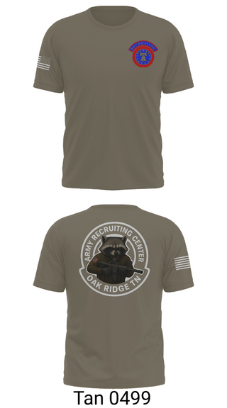 Old School Cotton Feel Shirt, Oak Ridge Recruiting Center, Army, Teamtime, Team time, sublimation, custom sports apparel, team uniforms, spirit wear, spiritwear, sports uniforms, custom shirts, team store, custom team store, fundraiser sports, apparel fundraiser