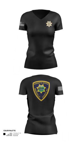Womens Short Sleeve Vneck Shirt, SID ICAC, Police, Teamtime, Team time, sublimation, custom sports apparel, team uniforms, spirit wear, spiritwear, sports uniforms, custom shirts, team store, custom team store, fundraiser sports, apparel fundraiser