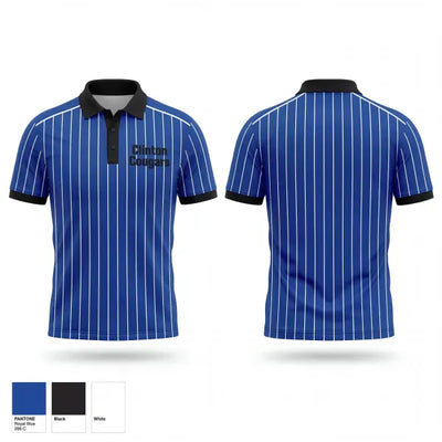 Clinton Cougars 84876273 Short Sleeve Performance Polo - 1
