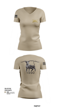 2nd Armored Cavalry Regiment 7857007 Women's Short Sleeve V-neck Shirt - 102