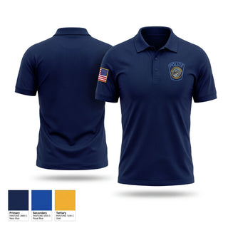 Short Sleeve Performance Polo, Galesburg Police Department, Police, Teamtime, Team time, sublimation, custom sports apparel, team uniforms, spirit wear, spiritwear, sports uniforms, custom shirts, team store, custom team store, fundraiser sports, apparel fundraiser