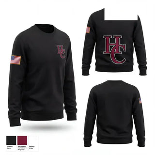 Crew Neck Sweatshirt, Black bears, Army, Teamtime, Team time, sublimation, custom sports apparel, team uniforms, spirit wear, spiritwear, sports uniforms, custom shirts, team store, custom team store, fundraiser sports, apparel fundraiser