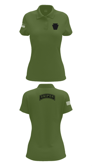 Womens Short Sleeve Performance Polo, , National Guard, Teamtime, Team time, sublimation, custom sports apparel, team uniforms, spirit wear, spiritwear, sports uniforms, custom shirts, team store, custom team store, fundraiser sports, apparel fundraiser