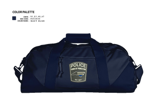 Duffle Bag, Princeton Police Department, Police, Teamtime, Team time, sublimation, custom sports apparel, team uniforms, spirit wear, spiritwear, sports uniforms, custom shirts, team store, custom team store, fundraiser sports, apparel fundraiser
