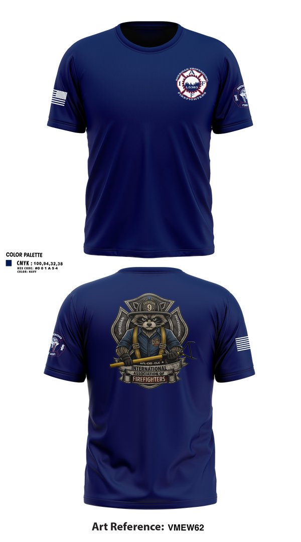 Old School Cotton Feel Shirt, Sheridan fire district, Fire Department, Teamtime, Team time, sublimation, custom sports apparel, team uniforms, spirit wear, spiritwear, sports uniforms, custom shirts, team store, custom team store, fundraiser sports, apparel fundraiser
